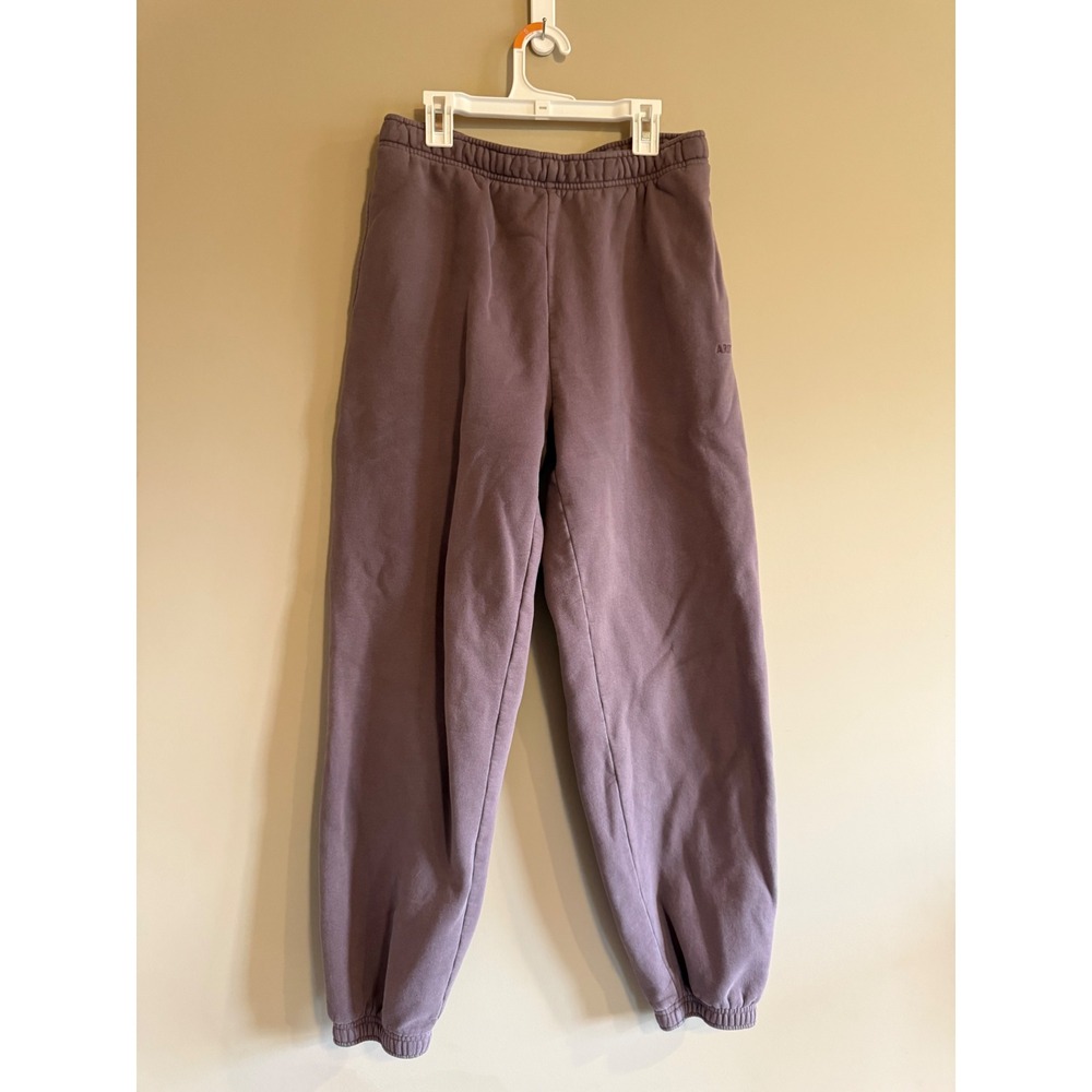 Aritzia Tna Mega Sweatpants Cozy Fleece Mauve Purple Joggers Small - Picture 1 of 4